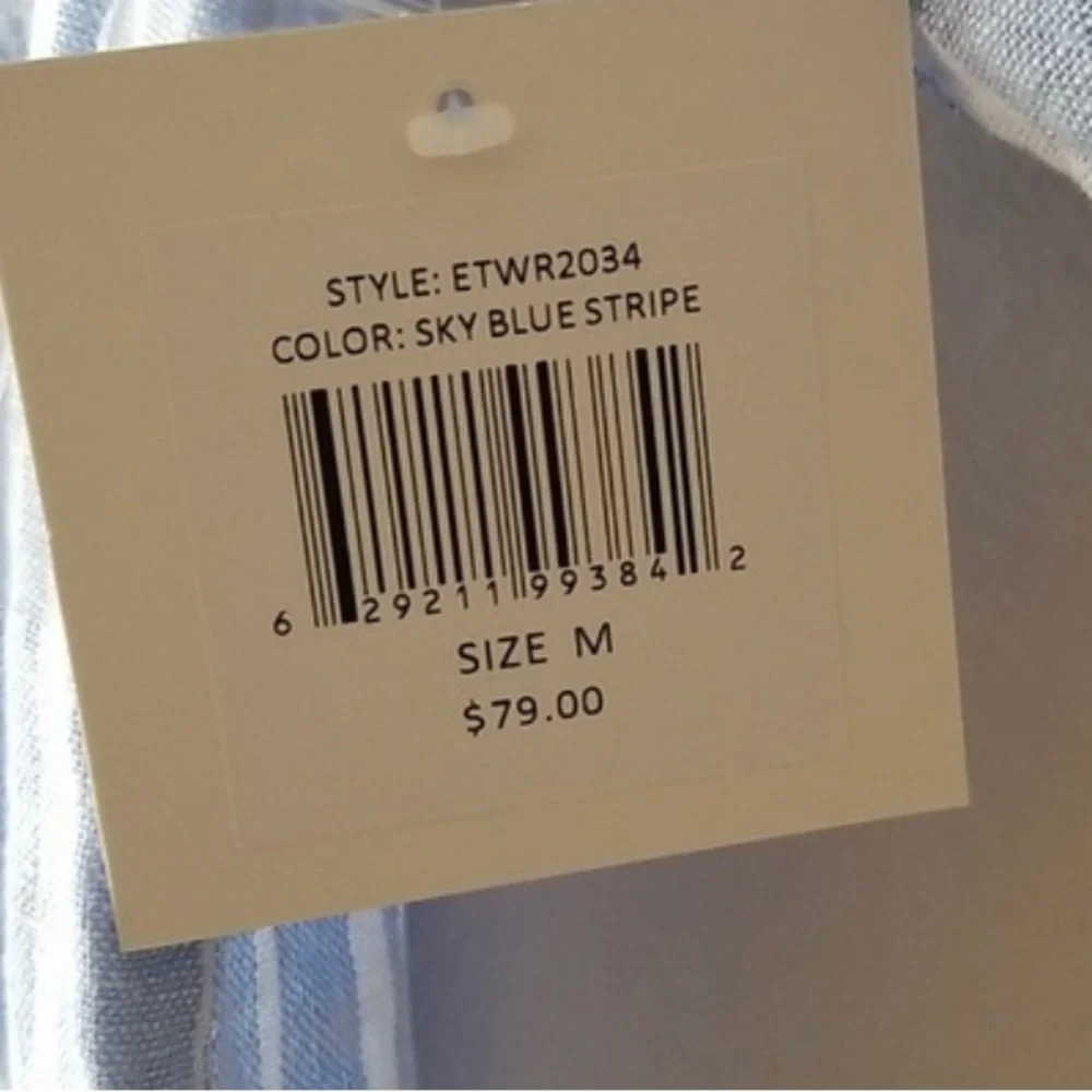 NWT Ellen Tracy Linen blend Top XL - Picture 12 of 13
